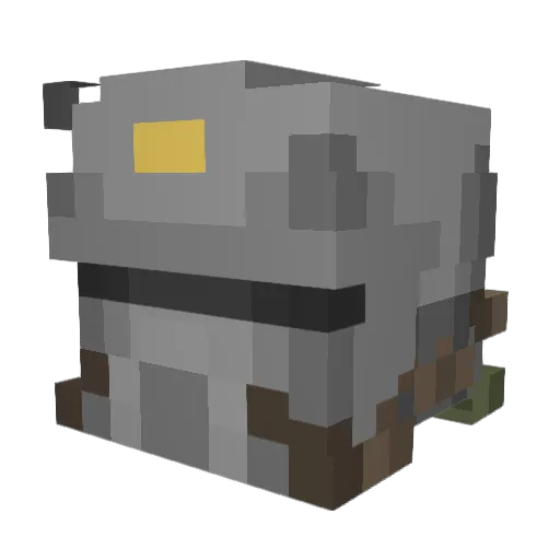 Ditto31 Minecraft avatar head, 3D render