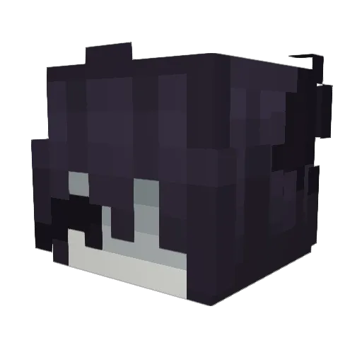 DittyDaphne Minecraft avatar head, 3D render