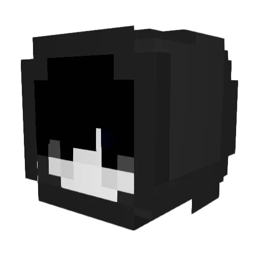 DiuKoZz Minecraft avatar head, 3D render