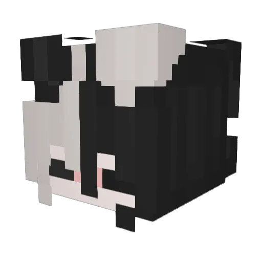 DivaEphemeral Minecraft avatar head, 3D render