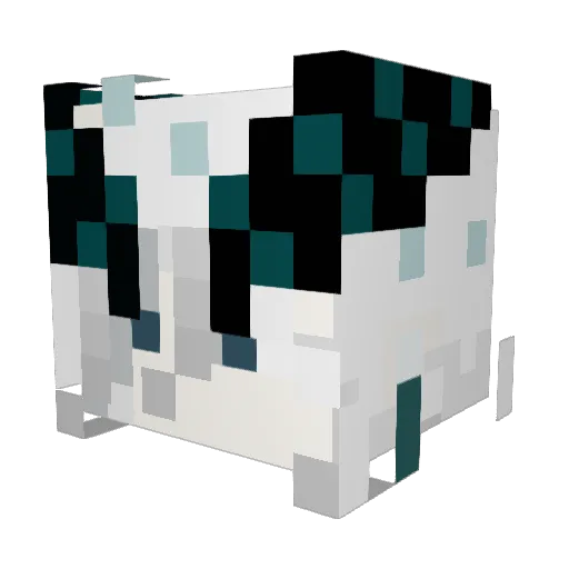 DivaVivi Minecraft avatar head, 3D render