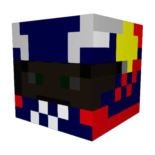 Divahawk36 Minecraft avatar head, 3D render