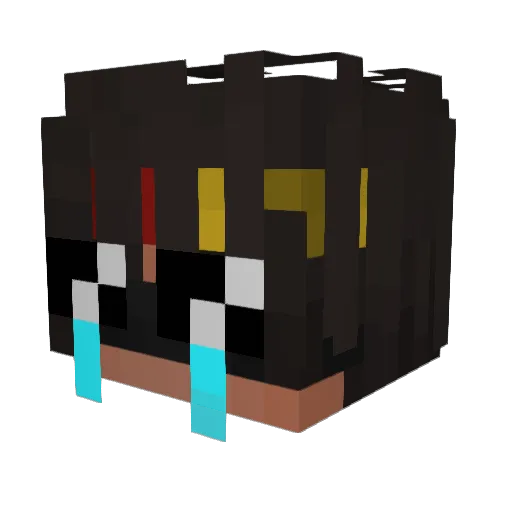 Divan14 Minecraft avatar head, 3D render