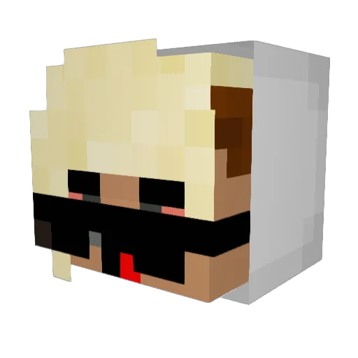 Divan_Basson_ Minecraft avatar head, 3D render