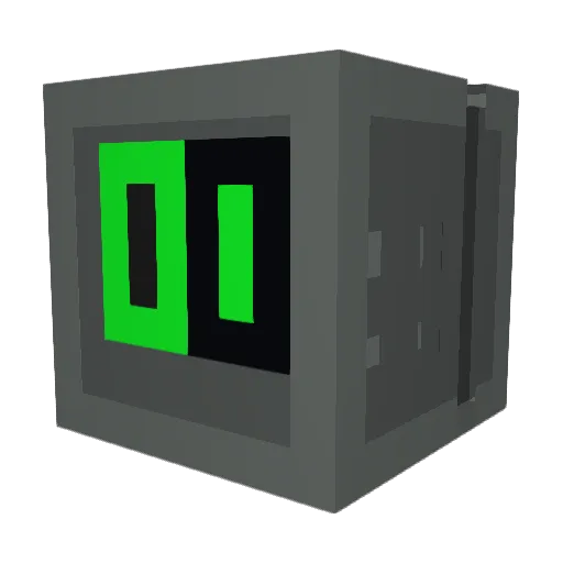 Divideby25 Minecraft avatar head, 3D render