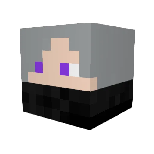 DividyDoo Minecraft avatar head, 3D render