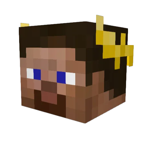 DivineAppliance Minecraft avatar head, 3D render