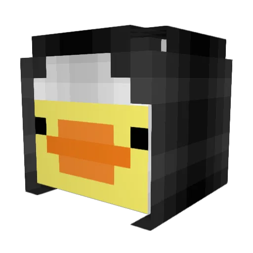 DivineGurl Minecraft avatar head, 3D render