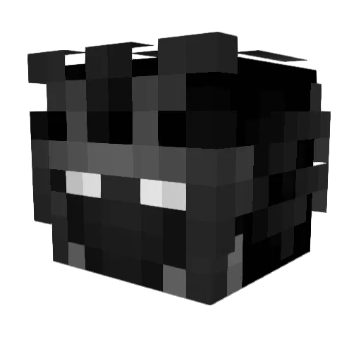 DivineMove Minecraft avatar head, 3D render