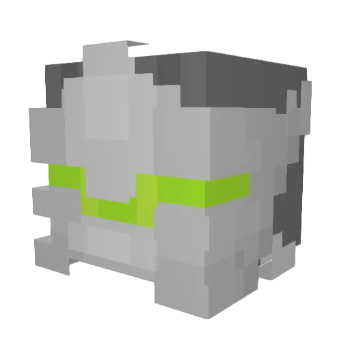 Divine_Eirik Minecraft avatar head, 3D render