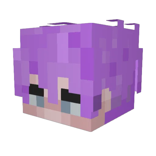 Divine_Rat Minecraft avatar head, 3D render