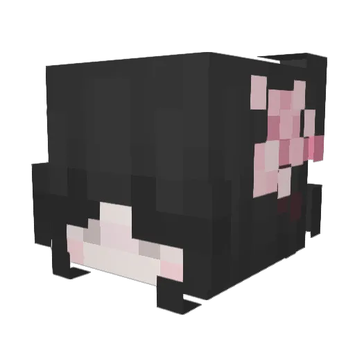 Divine_Starr Minecraft avatar head, 3D render