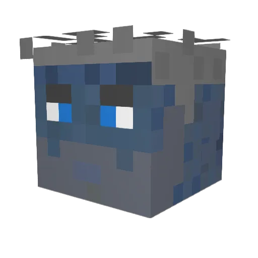 Divine_Wrath1 Minecraft avatar head, 3D render