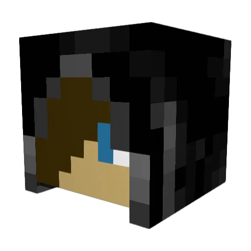 Divinity421 Minecraft avatar head, 3D render