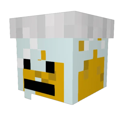 DivisionEscaper Minecraft avatar head, 3D render