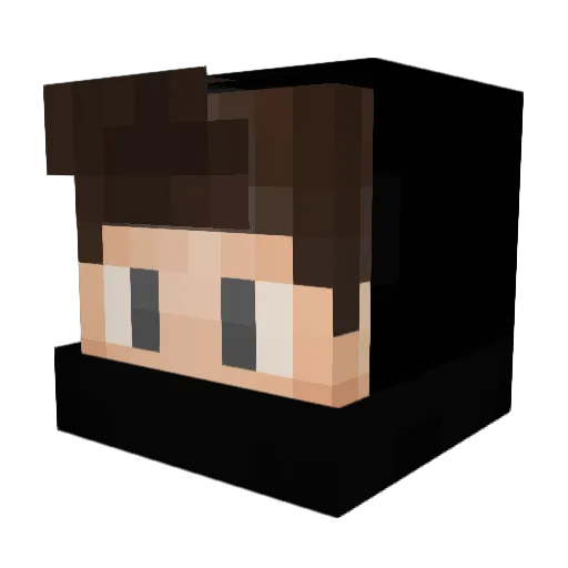 Divisoriia Minecraft avatar head, 3D render
