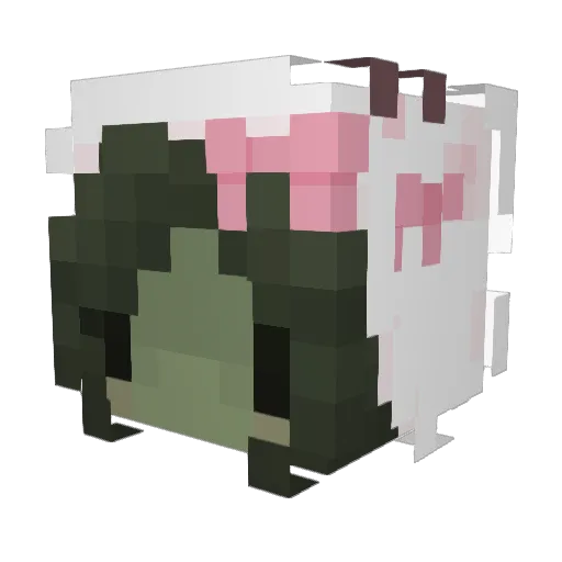 Divorcedaddy Minecraft avatar head, 3D render