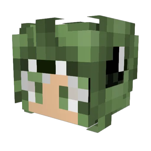 DivuadTheDragon Minecraft avatar head, 3D render