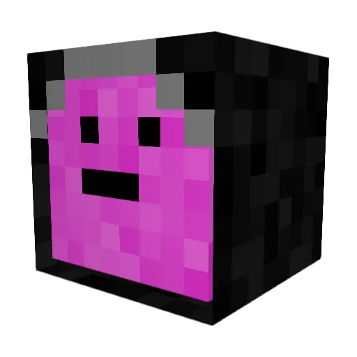 Diwwydawwy Minecraft avatar head, 3D render