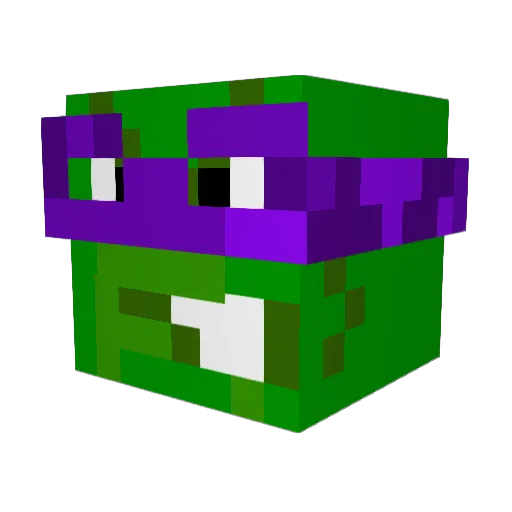 Dixi_Normus Minecraft avatar head, 3D render