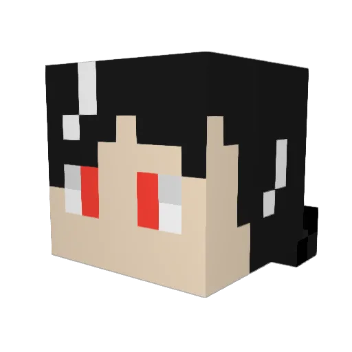 Diyan070 Minecraft avatar head, 3D render