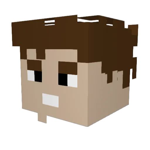 Diyar_MS Minecraft avatar head, 3D render