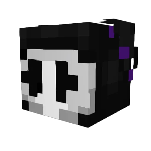 Diyarso Minecraft avatar head, 3D render