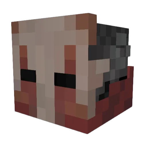 Diyoss29 Minecraft avatar head, 3D render