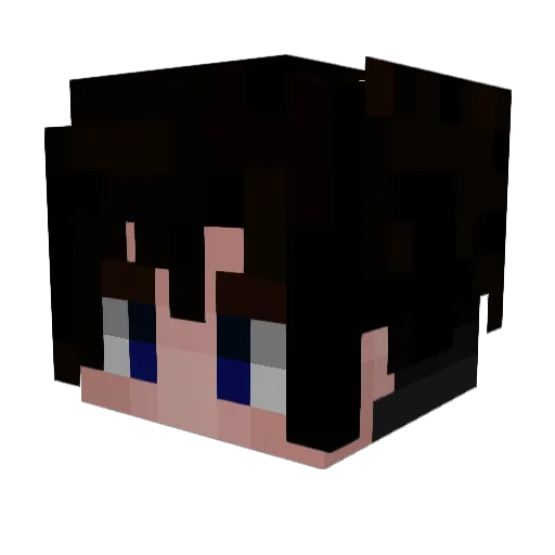 DizBlake Minecraft avatar head, 3D render