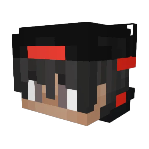 DizDream Minecraft avatar head, 3D render