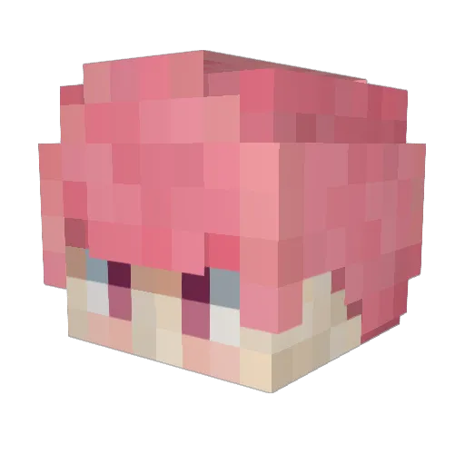 Diz_0920 Minecraft avatar head, 3D render