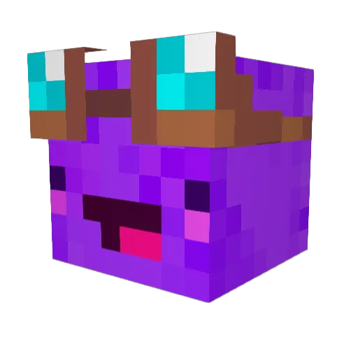 DizaCraft Minecraft avatar head, 3D render