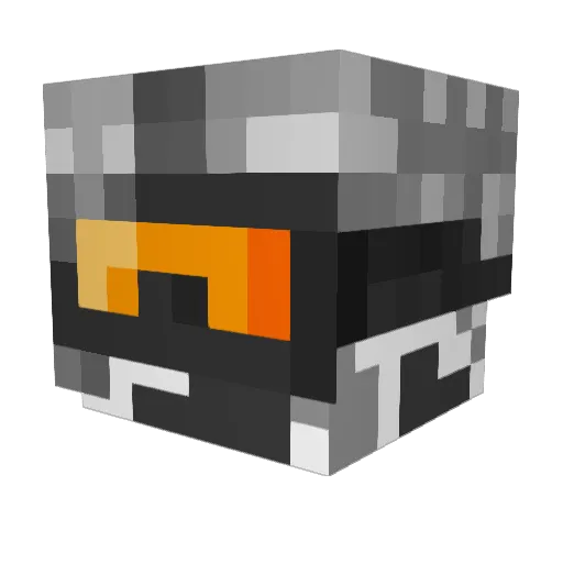 Diziet Minecraft avatar head, 3D render