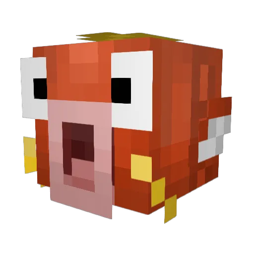Dizo_ Minecraft avatar head, 3D render
