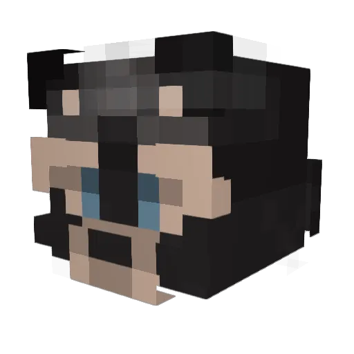 Dizzo_fr Minecraft avatar head, 3D render