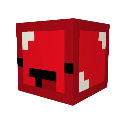 Dizzol Minecraft avatar head, 3D render