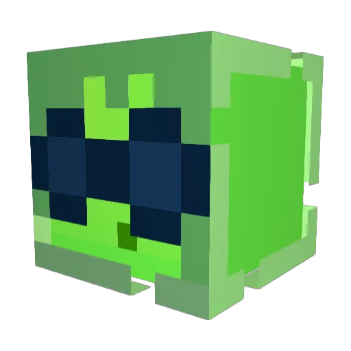 Dizzy120dissy Minecraft avatar head, 3D render