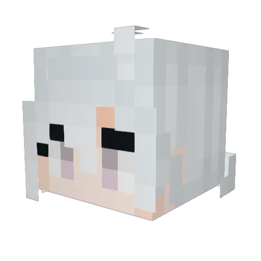 Dizzy2 Minecraft avatar head, 3D render