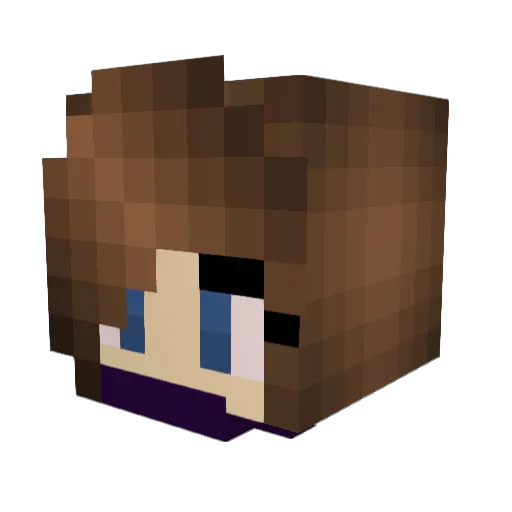 Dizzy4999 Minecraft avatar head, 3D render