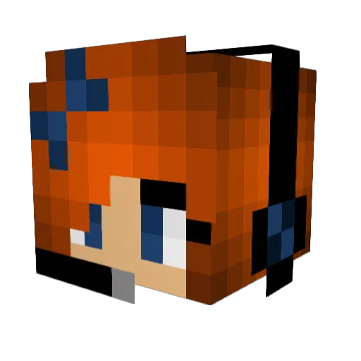 Dizzy_Dreamer_21 Minecraft avatar head, 3D render