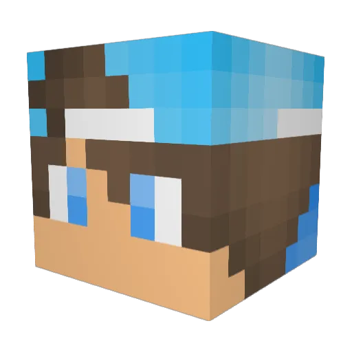 Dizzy_Man145 Minecraft avatar head, 3D render