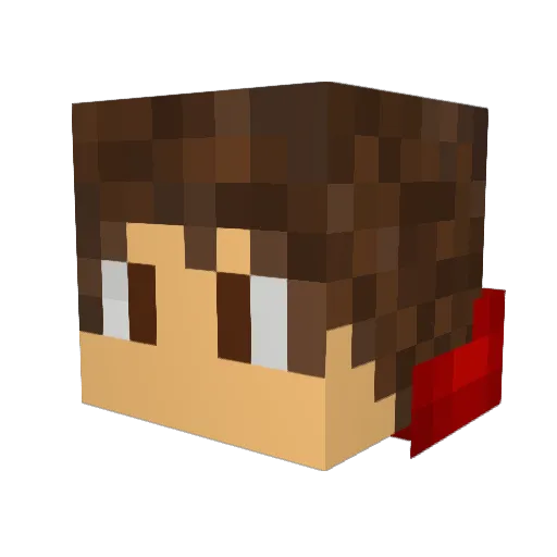 Dizzyboi23 Minecraft avatar head, 3D render