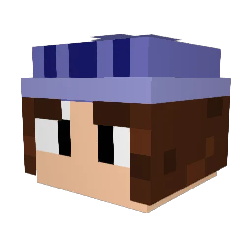 DizzymonkeyZalt Minecraft avatar head, 3D render