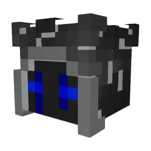 DjAl Minecraft avatar head, 3D render