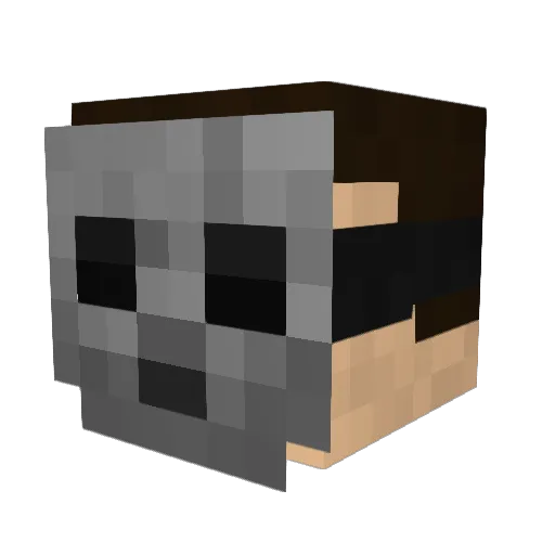 DjCH1LD_PR3DAT0R Minecraft avatar head, 3D render