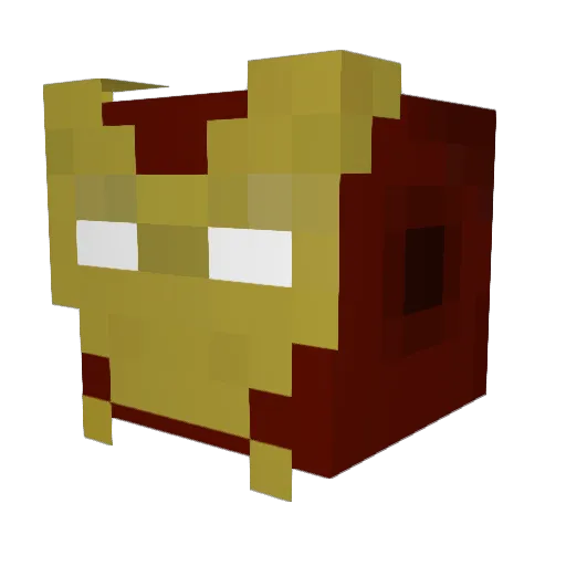 DjDaDj3 Minecraft avatar head, 3D render