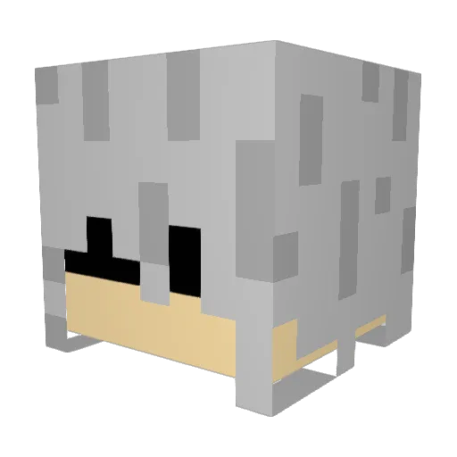 DjFrAnK99999 Minecraft avatar head, 3D render