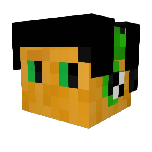 DjMyles007 Minecraft avatar head, 3D render