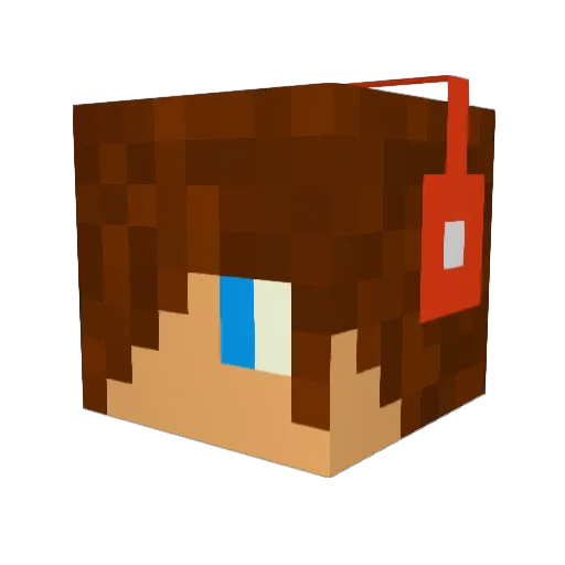DjRemix69 Minecraft avatar head, 3D render