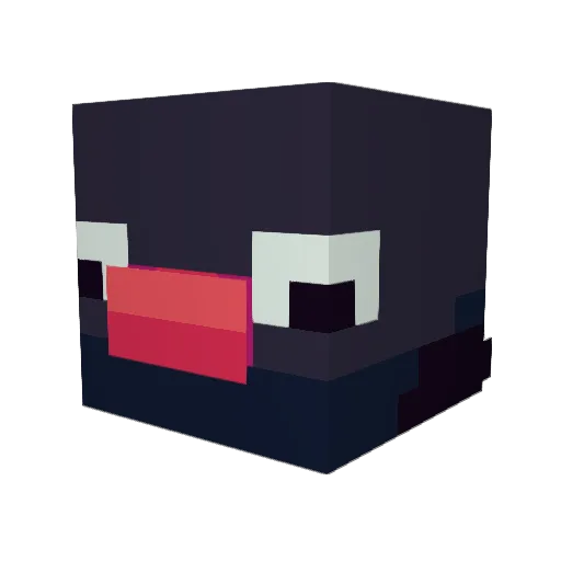 DjSquishy13 Minecraft avatar head, 3D render